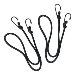 Zestaw/2 linki elastyczne długość 75 cm - Ø 6 mm Ekspedycja czarne - A10 Equipment