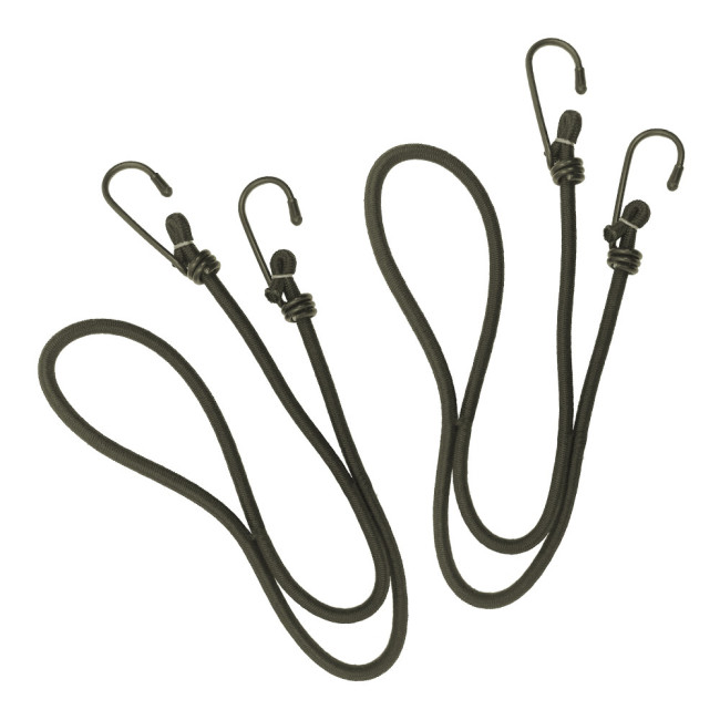 Zestaw/2 linki elastyczne długość 75 cm - Ø 6 mm Ekspedycja oliwkowozielone - A10 Equipment