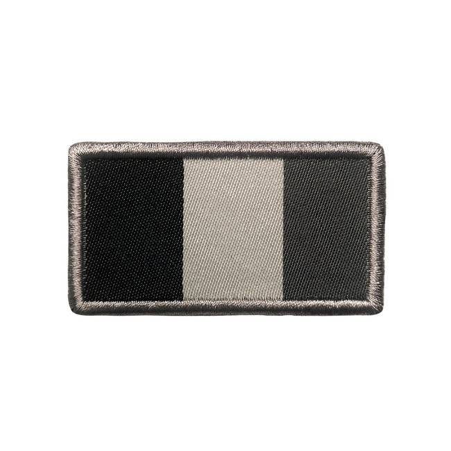 Patch drapeau français gris brodé sur tissu - A10 Equipment Patch drapeau français gris brodé sur tissu - A10 Equipment