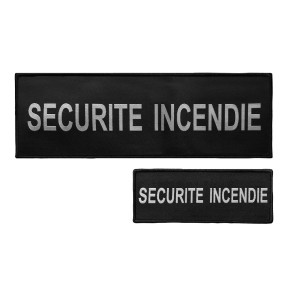 Lote colete + faixa de peito Sécu-One Segurança Contra Incêndios - Preto - A10 Equipment