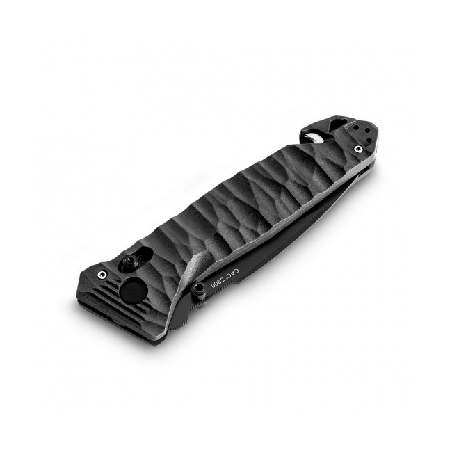 Nóż kieszonkowy Cac® S200 serration PA6 czarny - TB Outdoor