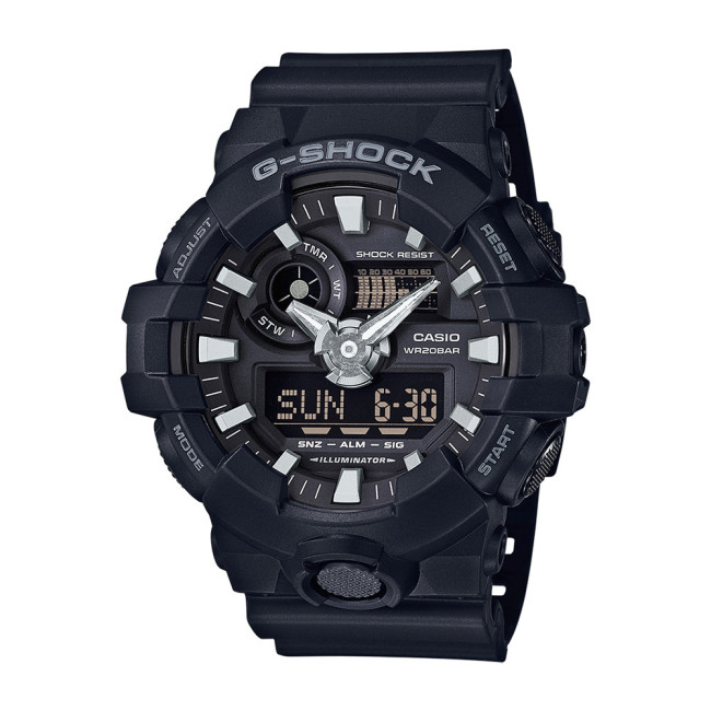 G-Shock GA-700 Uhr schwarz - Casio