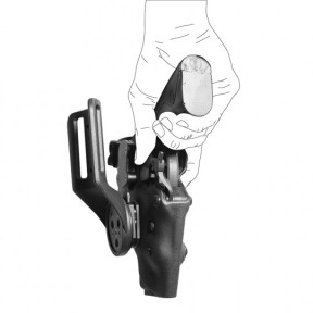 Kabura prawostronny Vegatek Short VKS8 tan dla PAMAS MAS-G1 - Vega Holster