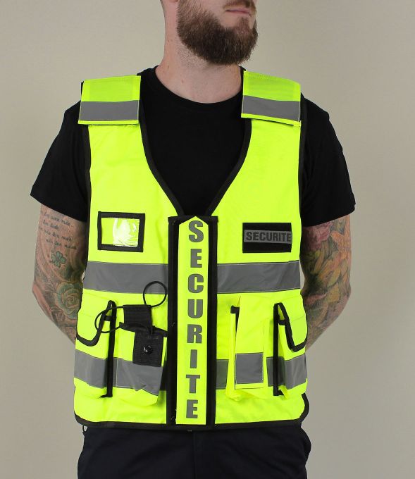 Vetement gilet jaune sale