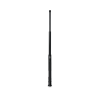 16" Teleskop-Schlagstock aus Stahl/Aluminium mit Druckknopf und Metallgriff - Schwarz - GK