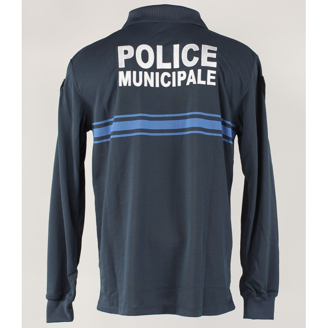 Polo Police Municipale manches longues TS - EK - Bon état- Occasion