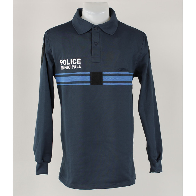 Polizei-Poloshirt atmungsaktiv Langarm - Größe 4XL - Gebraucht - Guter Zustand - EK
