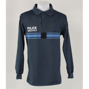Polizei-Poloshirt atmungsaktiv Langarm - Größe 4XL - Gebraucht - Guter Zustand - EK
