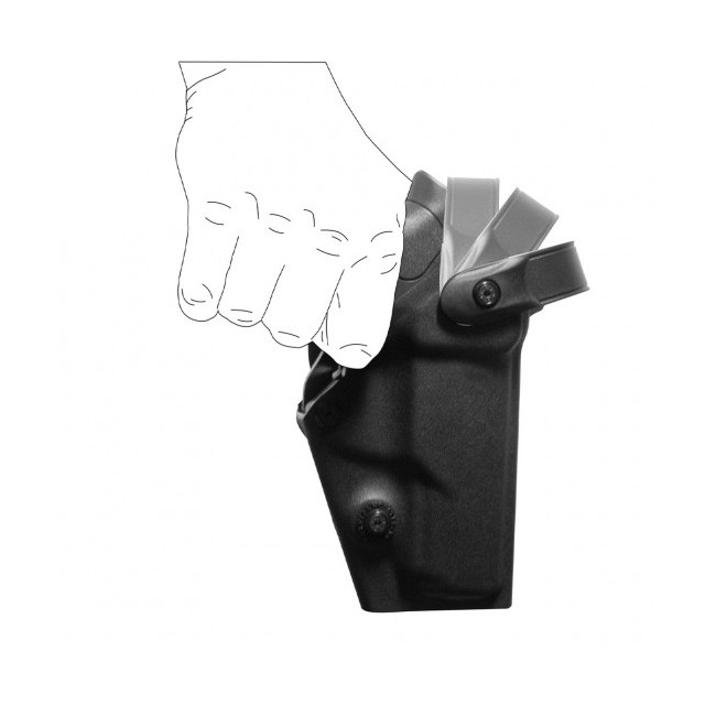 Holster Vegatek Top VKT8 noir pour Glock 17/19/22/23 - Vega Holster
