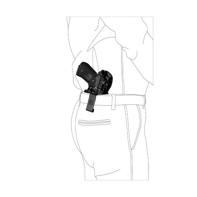 Holster ambidextre inside Cordura® IA264 noir - Vega Holster