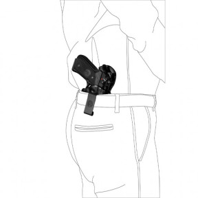 Holster ambidextre inside Cordura® IA264 noir - Vega Holster