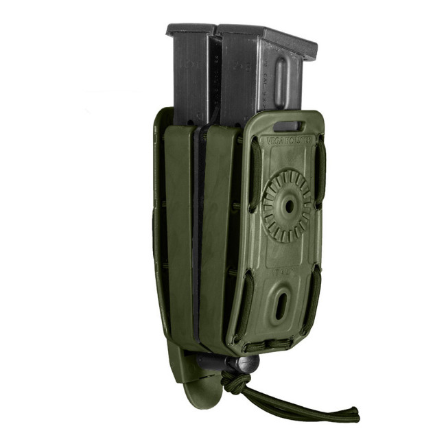 Porte-chargeur double Bungy 8BL pour pistolet automatique vert olive - Vega Holster