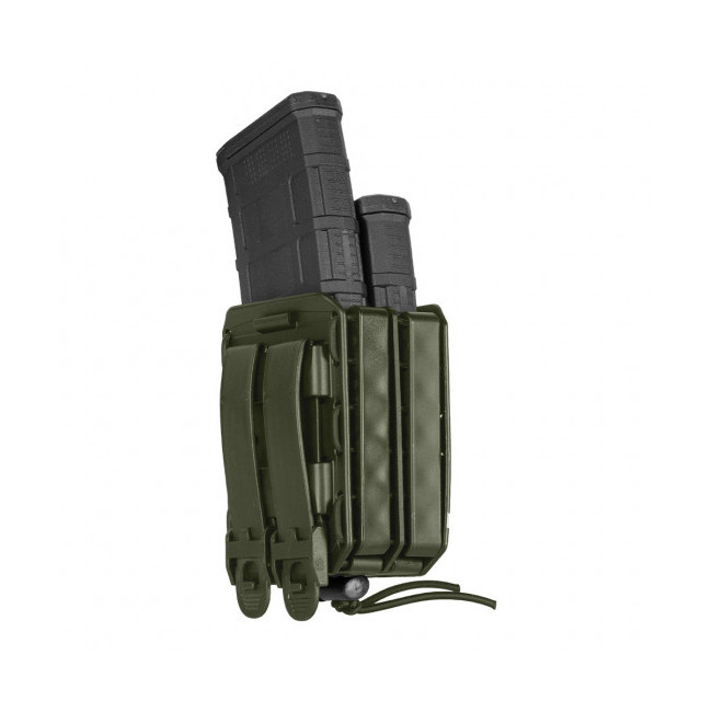 Porte-chargeur double Bungy 8BL pour M4/AR15 vert olive - Vega Holster