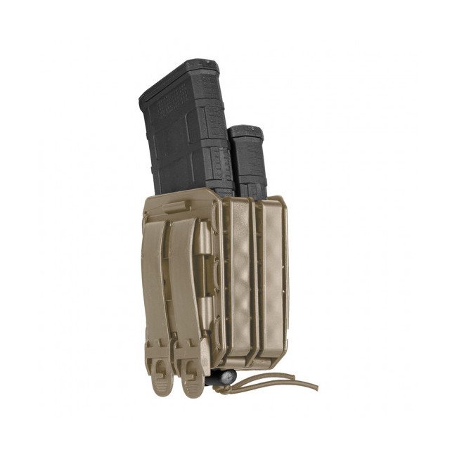 Dubbele magazijnhouder Bungy 8BL voor M4/AR15 tan - Vega Holster
