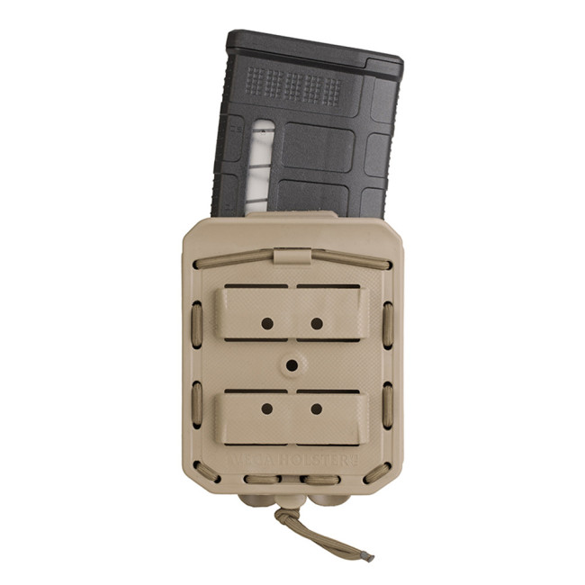 Dubbele magazijnhouder Bungy 8BL voor .308/7,62 mm tan - Vega Holster