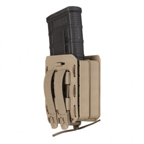 Dubbele magazijnhouder Bungy 8BL voor .308/7,62 mm tan - Vega Holster
