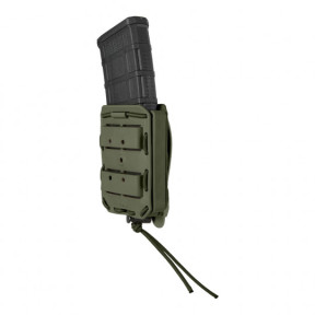 Enkele magazijnhouder Bungy 8BL voor M4/AR15 olijfgroen - Vega Holster