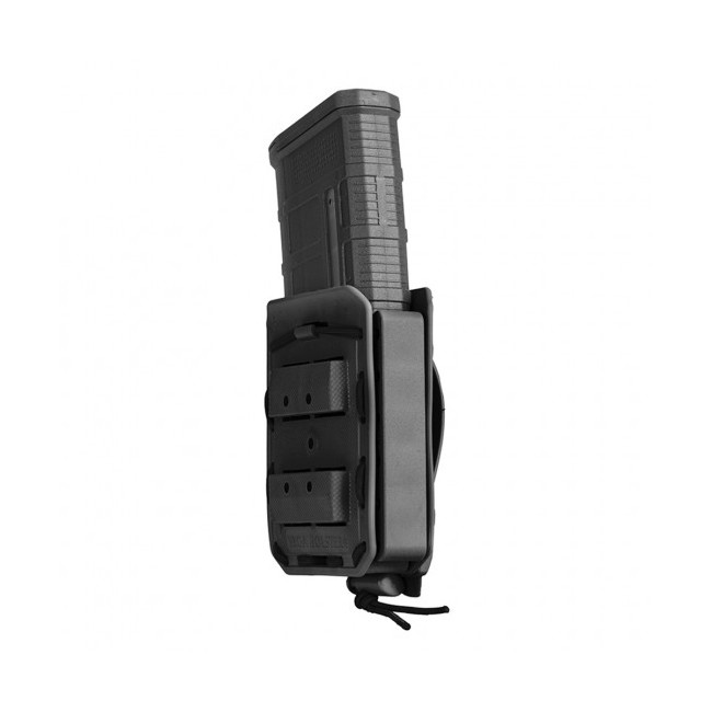 Pojedynczy uchwyt na magazynek Bungy 8BL do .308/7,62 mm czarny - Vega Holster