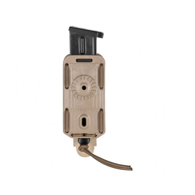 Enkele magazijnhouder Bungy 8BL voor automatisch pistool tan - Vega Holster