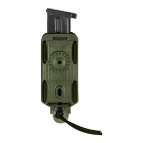 Enkele magazijnhouder Bungy 8BL voor automatisch pistool olijfgroen - Vega Holster