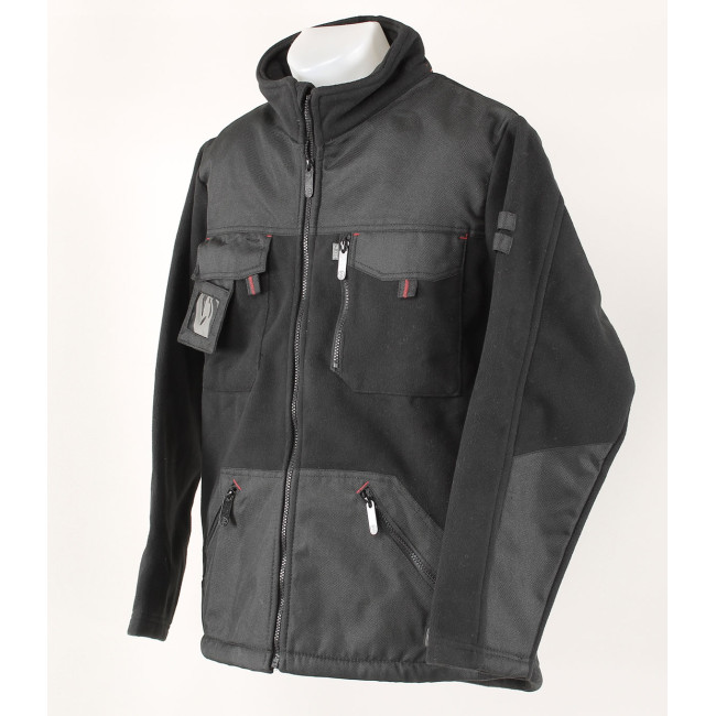 Fleece jas Zwart - BETON - LMA - Tweedehands - Goede staat - TL