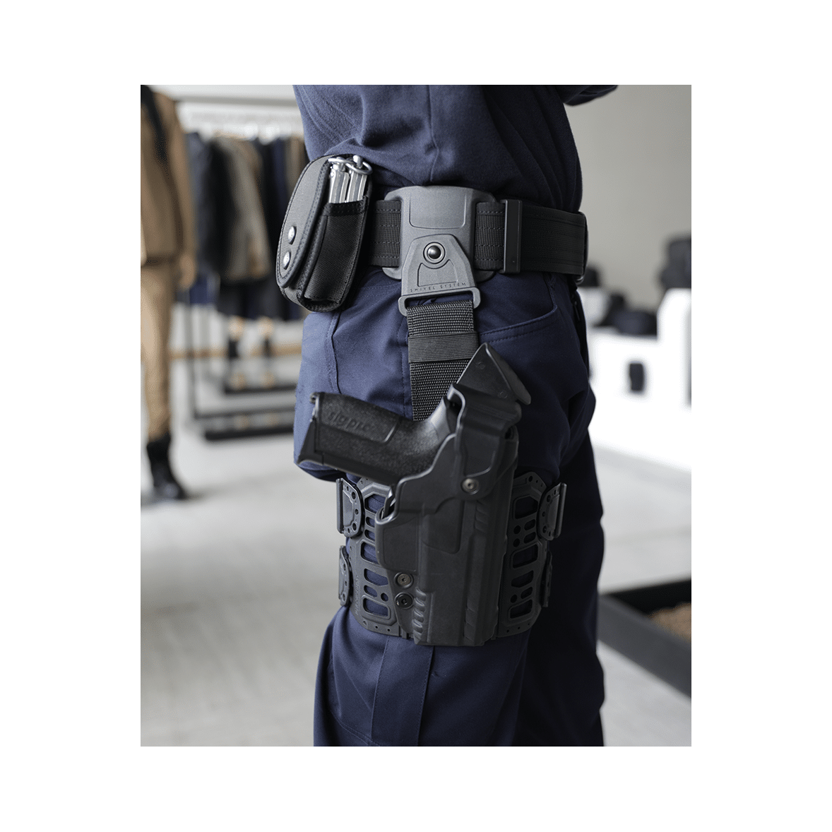 Thigh strap for tactical plate GK