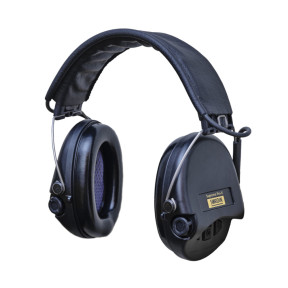 Protetor auricular com banda de cabeça em couro preto Supreme Pro-X (SNR: 25db) - Preto - MSA Sordin
