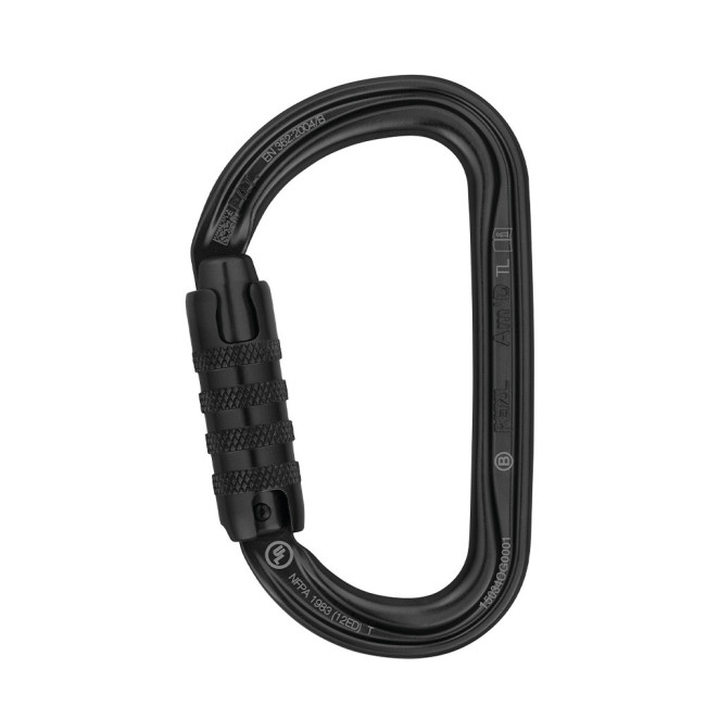 Lichte asymmetrische karabijnhaak Am'D met Triact-Lock® vergrendeling - Petzl
