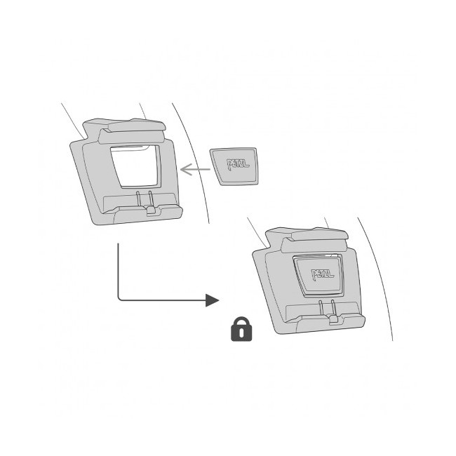 Adapter kasku Petzl Vertex/Strato do latarki czołowej ARIA - Petzl