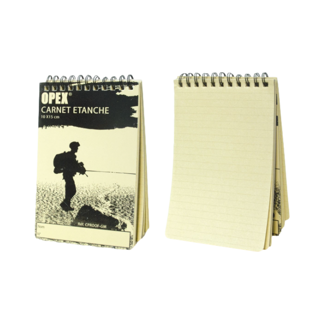 Waterdicht notitieboek groot model 100 x 150 mm - Patrol