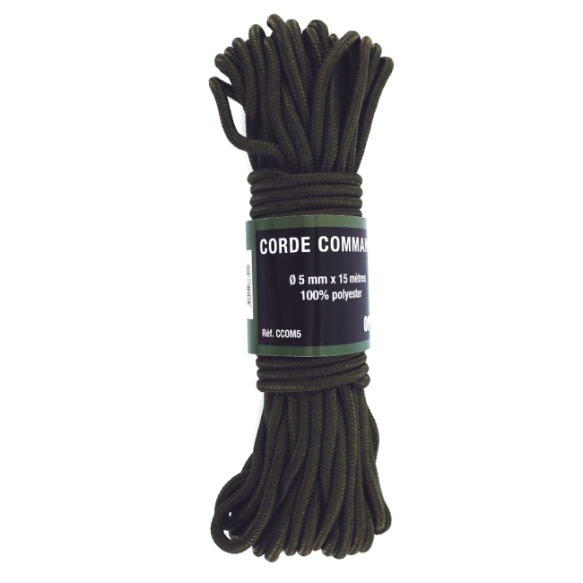 Commando touw diameter 5 mm groen - Patrol