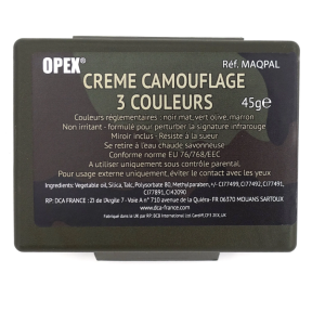 Camouflagecrème palet 3 kleuren -Patrol Equipement