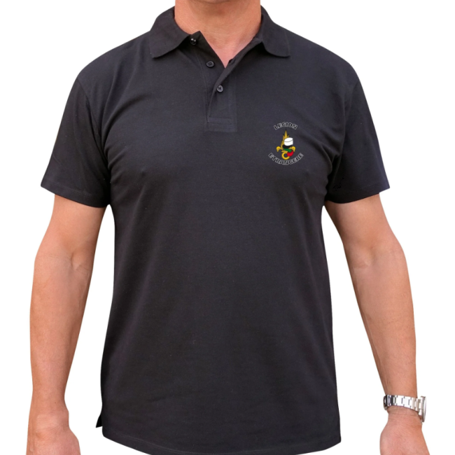 Schwarzes Kurzarm-Poloshirt Legion - Patrol