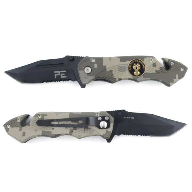 Couteau Survival Gendarmerie GM camouflage avec étui - Patrol