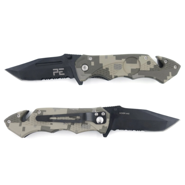 Survival Mes camouflage met holster - Patrol