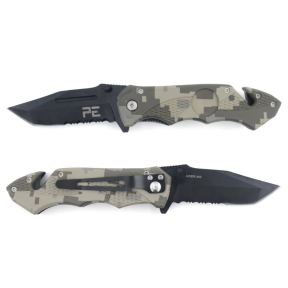 Couteau Survival camouflage avec étui - Patrol