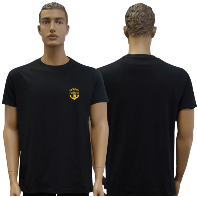 TEE SHIRT NOIR MC IMPRIME TDM - Patrol Equipement