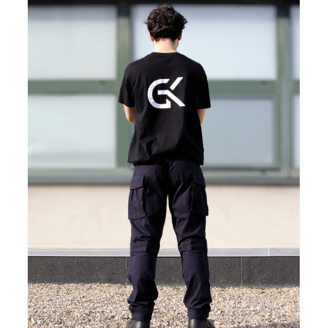 T-shirt noir inscription nouveau logo - GK Pro