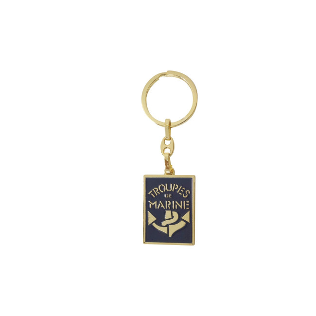 Porte-clés métal Troupes de Marine - Patrol Equipement
