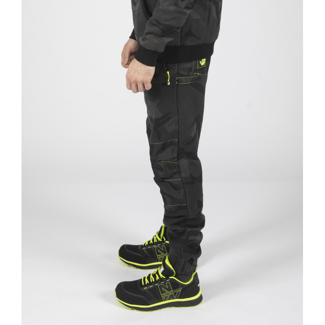 Werkbroek Amy camo grijs - North Ways