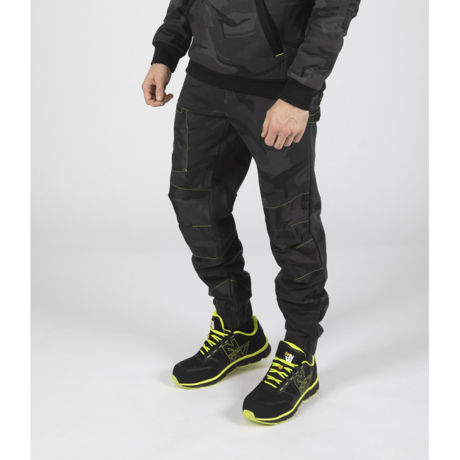 Werkbroek Amy camo grijs - North Ways