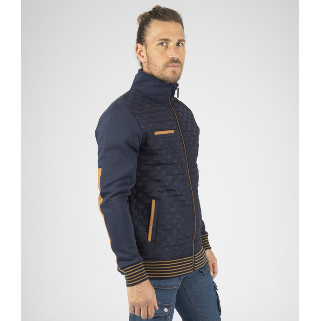 Arbeitsweste Andreu Marine und Kamel - North Ways