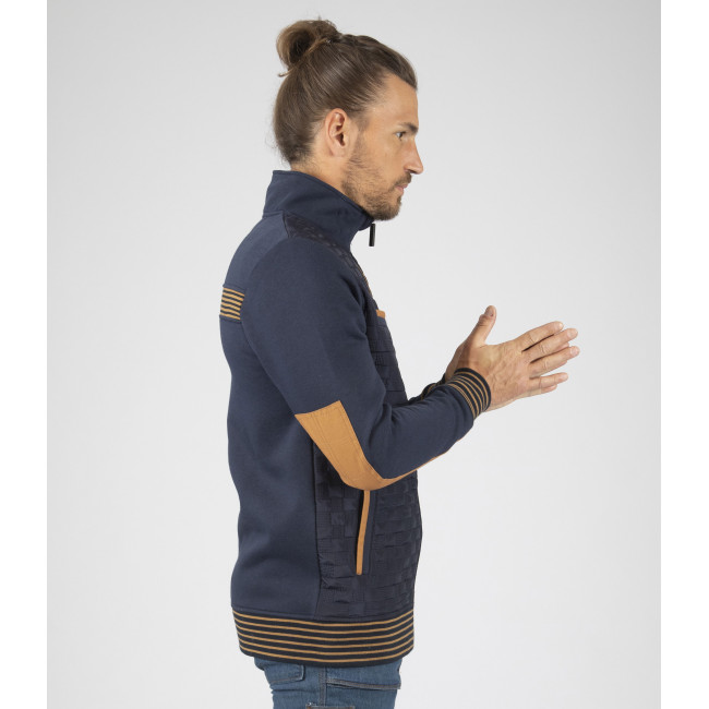 Werkvest Andreu marine en camel - North Ways