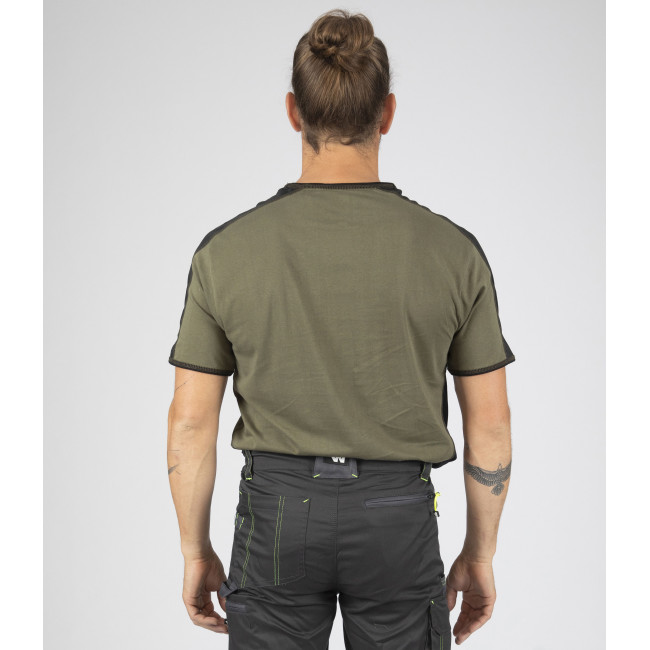 Kurzarm-T-Shirt für Herren Andy khaki - North Ways
