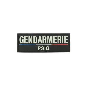 Gendarmerie PSIG Frontabzeichen für Weste 10 x 3 PVC 3D - DMB