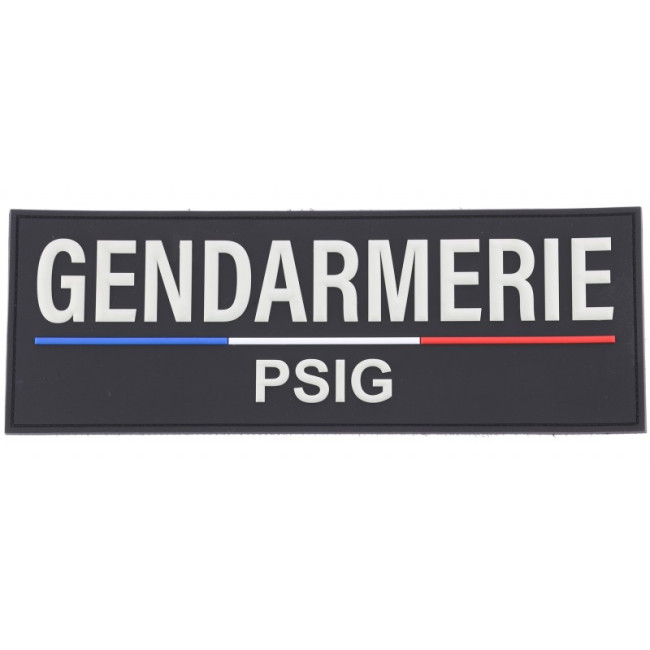 Gendarmerie PSIG Rückenabzeichen für Weste 28 x 10 PVC 3D - DMB