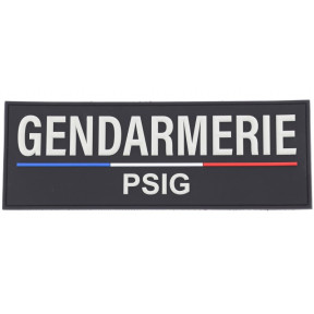Opaska Gendarmerie PSIG tył kamizelki 28 x 10 PVC 3D - DMB