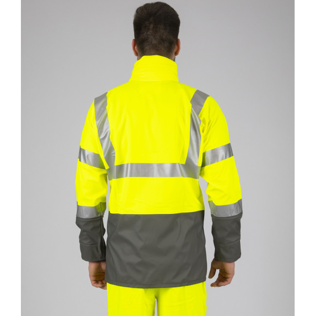VESTE HV DE TRAVAIL BANDIT JAUNE FLUO - Nine Worths
