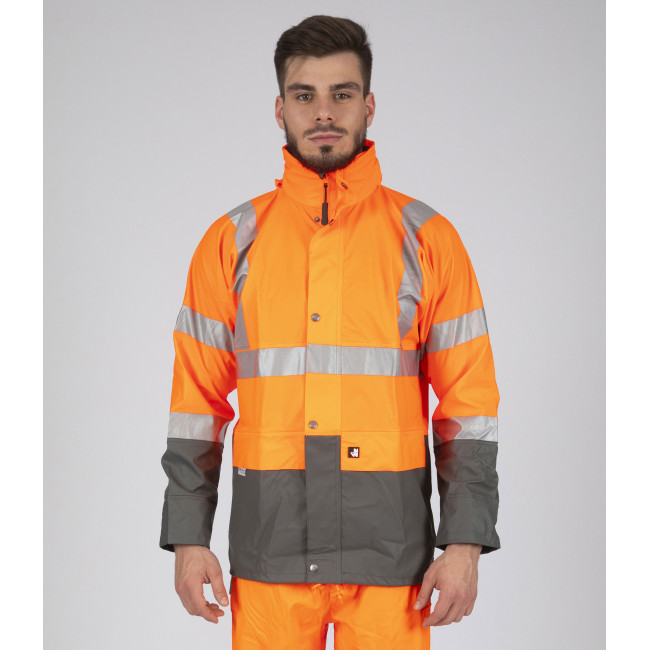 VESTE HV DE TRAVAIL BANDIT ORANGE FLUO - Nine Worths
