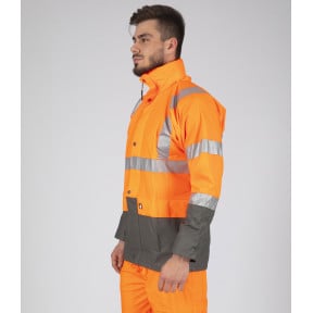 VESTE HV DE TRAVAIL BANDIT ORANGE FLUO - Nine Worths
